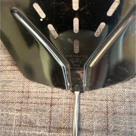 Vintage Kitchen Spatula Flipper Lifter USA American Made FOLEY STAINLESS STEEL - Picture 3 of 5